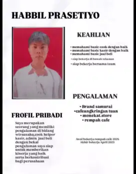 Nyari pekerjaan