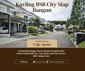 Kavling Siap Bangun Rumah Mewah SHM Cluster Elite Victoria Valley BSB