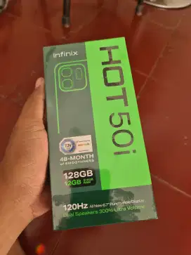 New infinix hot 50i ram6/128 garansi resmi 1 tahun