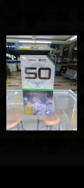 Infinix note 50S 5G plus 8/256 layar lengkung