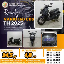 HONDA VARIO 160 CBS PLUS TH 2025 UNIT MULUS CASH KREDIT BERGARANSI
