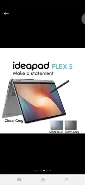 Laptop lenovo ideapad 5 ryzen 3 second baru digunakan 10 bulan