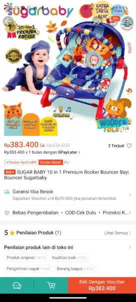 Bouncer sugar baby