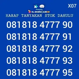Bebas Pilih Nomor Cantik di XL Prioritas