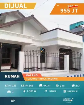 e112 Rumah selangkah dari Exit Tol di Perumahan Tunjungtirto, Singosar