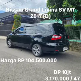 Antik KM 61rb.. Nissan Grand Livina SV MT 2017 (D)