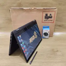 Laptop Lenovo Thinkpad touchscreen+layar lipat Core i5 Gen 10 Ram 16GB
