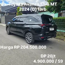 Antik KM13rb.. Toyota Avanza 1.5 G MT 2024 (D)