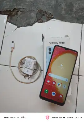 Samsung A04e 3/32 fullset no minus tinggal pake