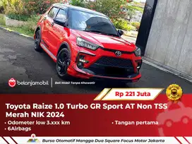 [ LOW KM 3RB ] Toyota Raize 1.0 Turbo GR Sport AT Merah NIK 2024/2025