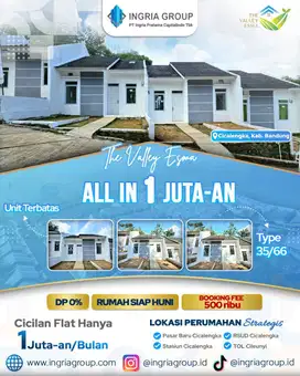 Rumah 100 Jutaan di dekat Oniba Center 1 Lantai cicilan hanya 1 jutaan