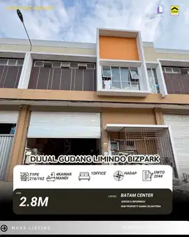 Gudang Limindo Bizpark !! Dijual