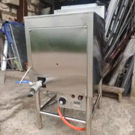 Deep Fryer Penggorengan Gas Otomatis Kap 30 liter untuk fried chicken