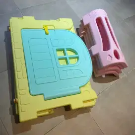 Pagar Pintu Bayi Plastik Playpen Play Gate Korea EDU Play Eduplay