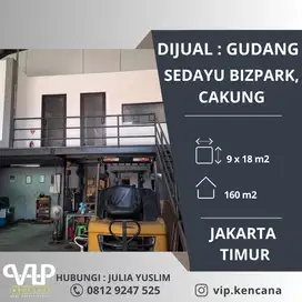 DIJUAL: Gudang Bizpark Cakung, Jakarta Timur