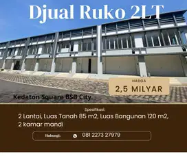 Ready Ruko 2LT DJUAL Siap Pakai Untuk Usaha/Kantor Cluster Kedaton BSB