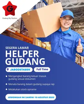 DIBUTUHKAN STAFF GUDANG
