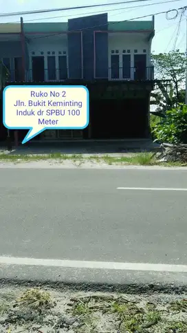 Ruko dua lantai Jl. Bukit Keminting Induk dekat SPBU (Ahmad Dody)