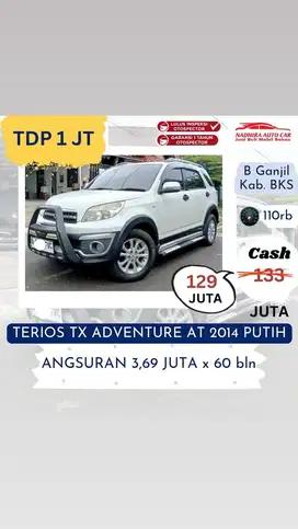 Promo TDP 1 Juta Terios Adventure 2014 AT Putih