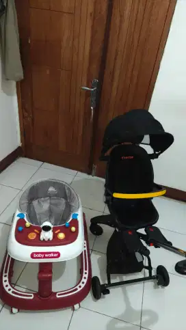 Stroller + Baby Walker 2in1 490rb! Jarang Pakai