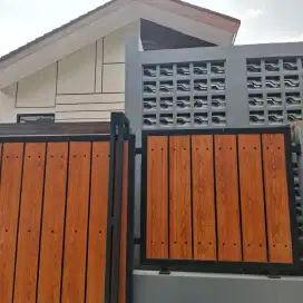 Bangunan BARU 4KTidur 3KMandi. Parkir luas. Taman dalam rumah