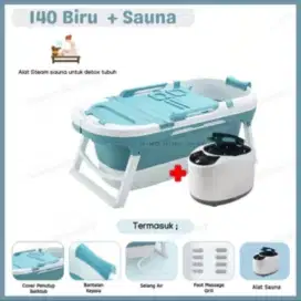 Bathtub portable dewasa dan anak-anak dan alat sauna nya