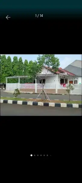 Di jual rumah siap huni di dalam perumahan dekat studio alam tvri.