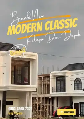 Rumah 2 lantai Depok dekat Ui & KRL akses cepat ke jakarta