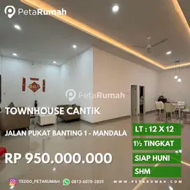 Townhouse cantik jalan pukat banting I daerah mandala medan tembung