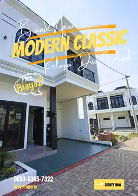 Cluster nyaman bergaya modern-,2 menit ke KRL UI&gunadarma