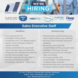 Lowongan Sales Executive (Urgent)