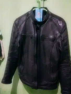Jaket kulit sulam