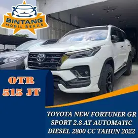 TOYOTA FORTUNER VRZ GR SPORT 2.8 AT MATIC 2800 CC DIESEL TAHUN 2022