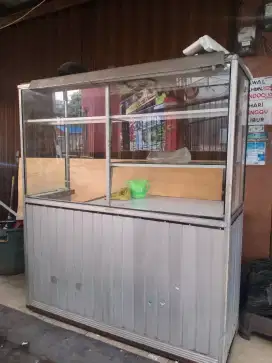 ETALASE ES BUAH/BAKSO/MIE AYAM DLL