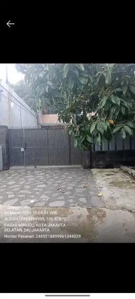 DIJUAL RUMAH JL KEBAGUSAN II PASAR MINGGU JAKARTA SELATAN
