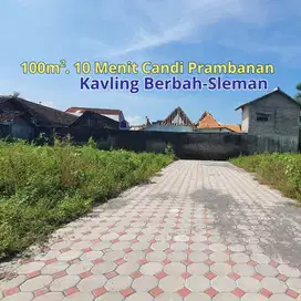 Tanah Blok O Berbah, 100m², 3jt-an/m², Siap Bangun Kos
