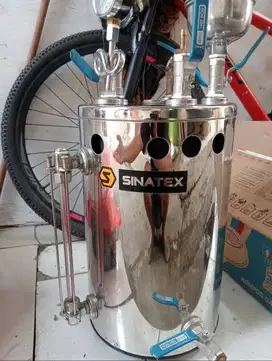 Setrika uap lengkap, kapasitas 10 liter