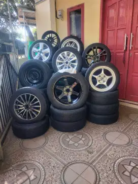 Jual velg dan ban bekas