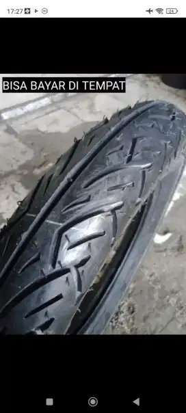 Ban motor masih baru