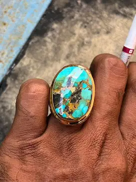 Cincin Natural Turquoise (Phyrus) Persia Uniqe