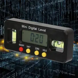 GemRed Alat Ukur Kemiringan Digital Level Angle Waterpass Inclinometer