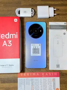 Redmi A3 4/128gb, Mulus no minus, Belum pernah dipakai cuman aktivasi