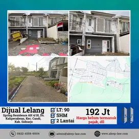 Dijual Rumah Lelang - Spring Residence, Candi, Sidoarjo