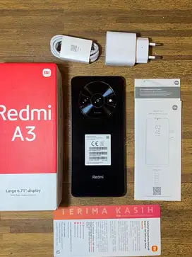 Redmi A3 4/128gb, Mulus no minus, Belum pernah dipakai cuman aktivasi
