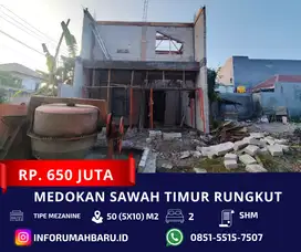 MEDOKAN SAWAH TIMUR MEZANINE ‼️Rumah Baru dekat UPN Rungkut One Gate