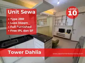 Sewa 2BR furnished tower Dahlia apartemen Bassura City