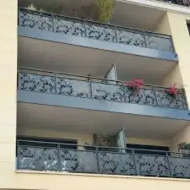 balkon cutting laser rangka hollo galvanis