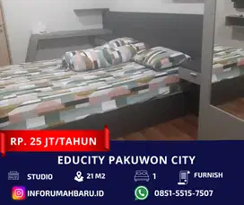 EDUCITY Studio‼️Sewa Apartemen Pakuwon City dekat ITS