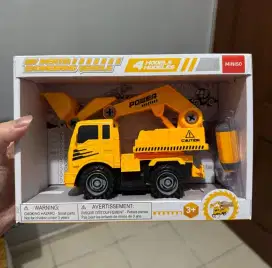 Mainan DIY Anak - Miniso Engineering vehicle - Excavator [NEW]