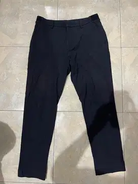 Long pants celana panjang polham hitam size 32 strech